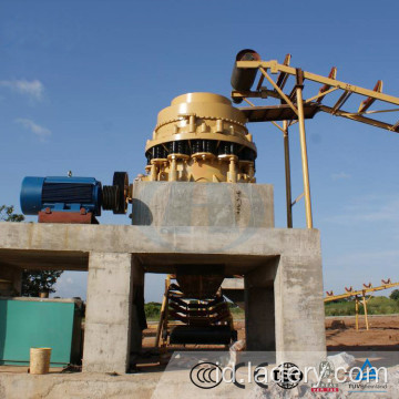 Mesin Pembuat Pasir Cone Crusher Berat Untuk Penambangan